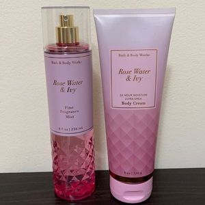 Bath & Body Works Rose Water & Ivy set